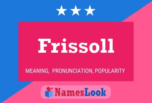 ملصق اسم Frissoll