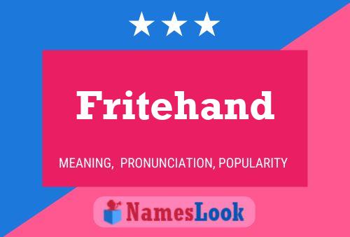 ملصق اسم Fritehand