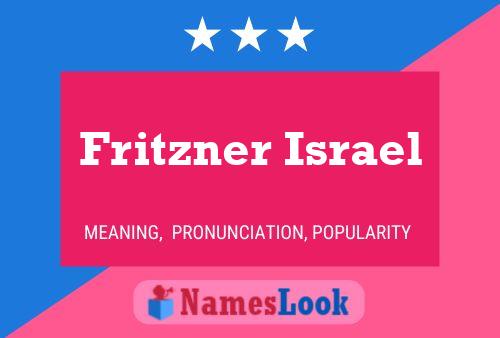 ملصق اسم Fritzner Israel