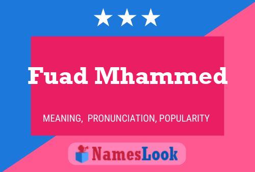 ملصق اسم Fuad Mhammed