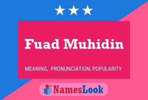 ملصق اسم Fuad Muhidin