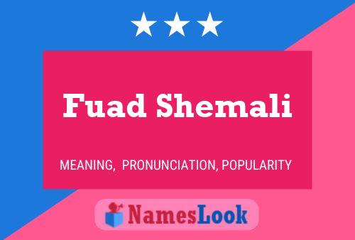 ملصق اسم Fuad Shemali