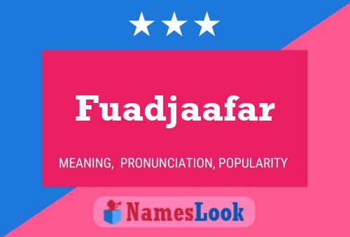 ملصق اسم Fuadjaafar