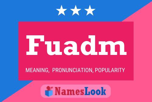 ملصق اسم Fuadm