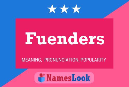 ملصق اسم Fuenders