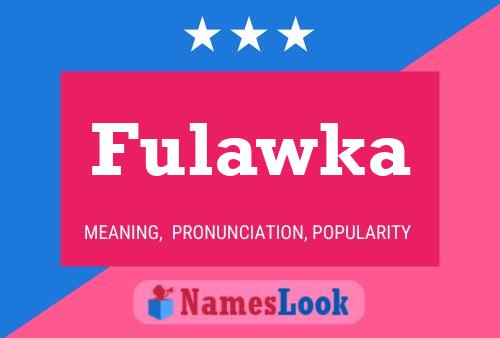 ملصق اسم Fulawka