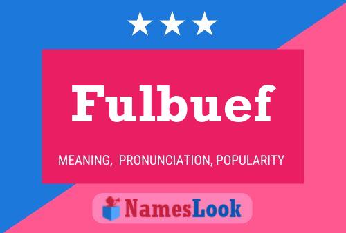 ملصق اسم Fulbuef