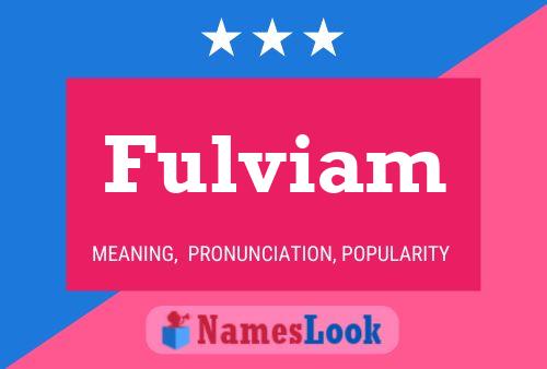 ملصق اسم Fulviam