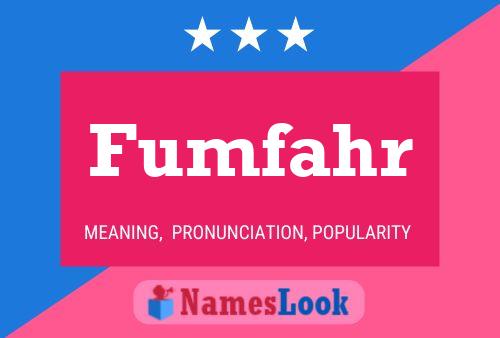 ملصق اسم Fumfahr