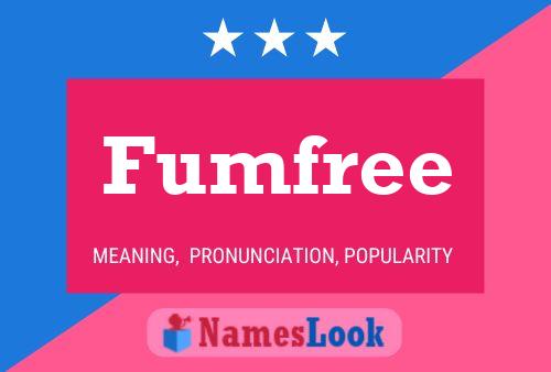 ملصق اسم Fumfree