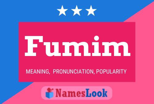 ملصق اسم Fumim