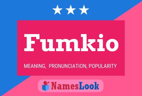 ملصق اسم Fumkio