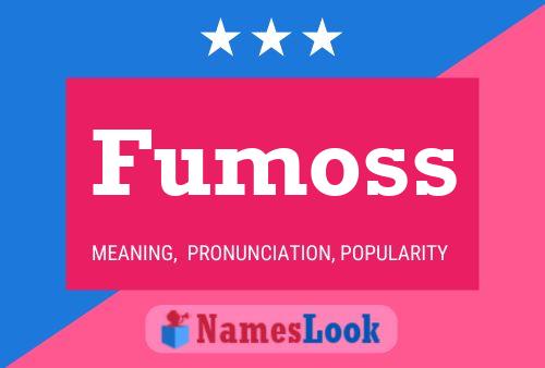 ملصق اسم Fumoss