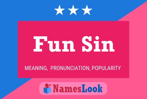 ملصق اسم Fun Sin