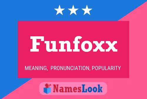 ملصق اسم Funfoxx