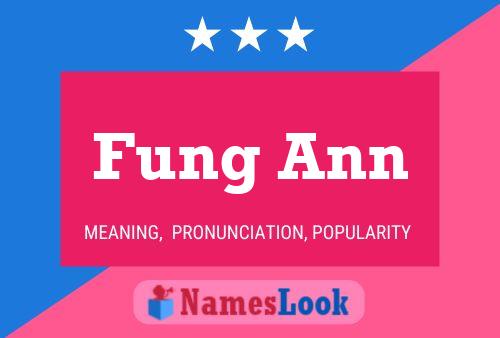 ملصق اسم Fung Ann