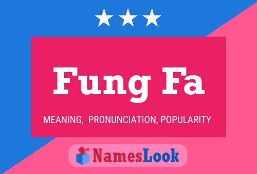 ملصق اسم Fung Fa