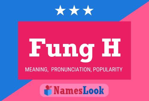 ملصق اسم Fung H