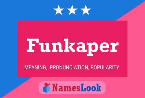 ملصق اسم Funkaper