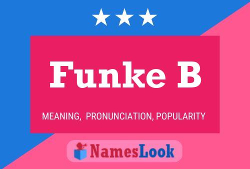 ملصق اسم Funke B