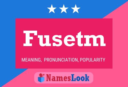 ملصق اسم Fusetm