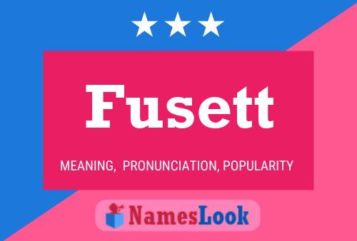 ملصق اسم Fusett