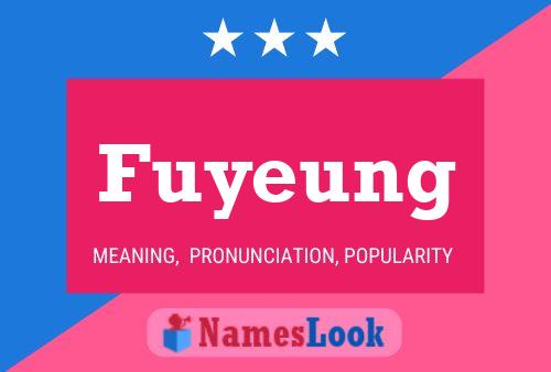 ملصق اسم Fuyeung