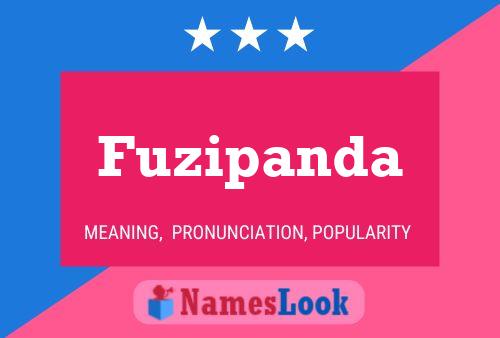 ملصق اسم Fuzipanda