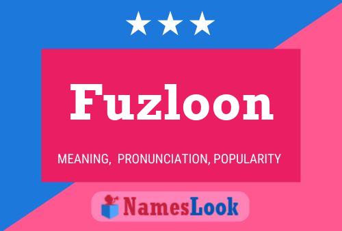 ملصق اسم Fuzloon