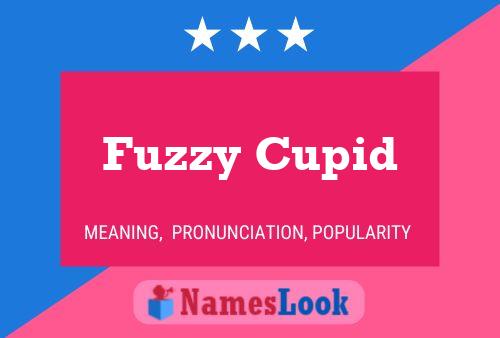 ملصق اسم Fuzzy Cupid