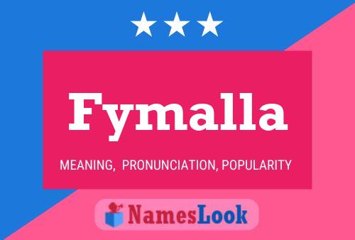 ملصق اسم Fymalla