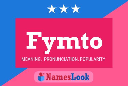 ملصق اسم Fymto