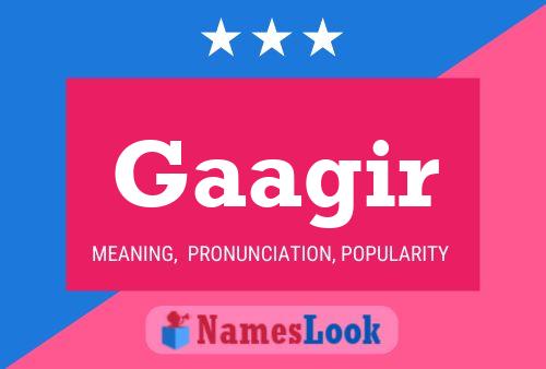 ملصق اسم Gaagir