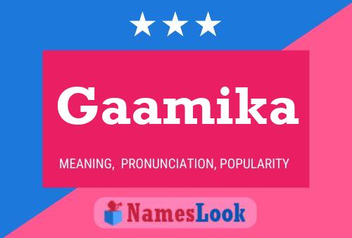 ملصق اسم Gaamika