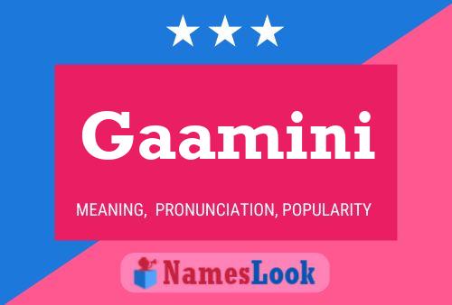 ملصق اسم Gaamini