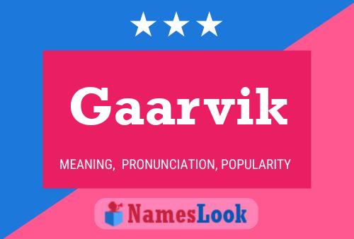 ملصق اسم Gaarvik