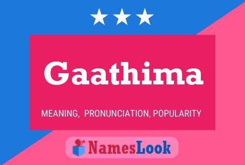 ملصق اسم Gaathima