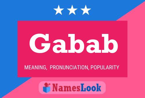 ملصق اسم Gabab