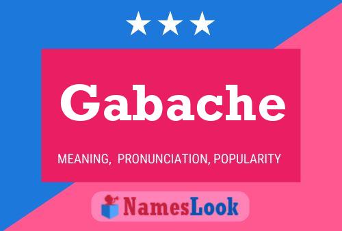 ملصق اسم Gabache