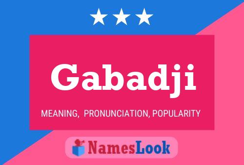 ملصق اسم Gabadji