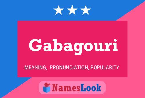 ملصق اسم Gabagouri