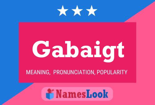 ملصق اسم Gabaigt