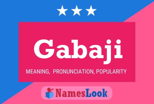 ملصق اسم Gabaji