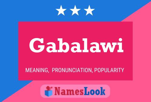 ملصق اسم Gabalawi