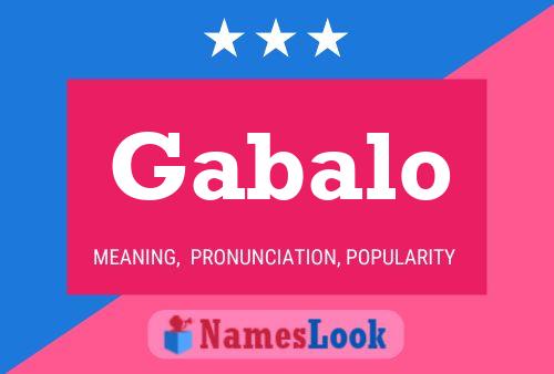 ملصق اسم Gabalo