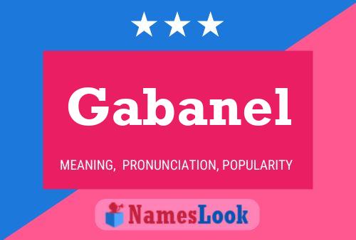 ملصق اسم Gabanel