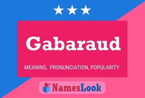 ملصق اسم Gabaraud