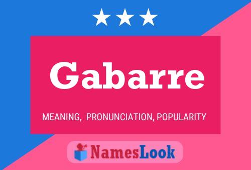 ملصق اسم Gabarre