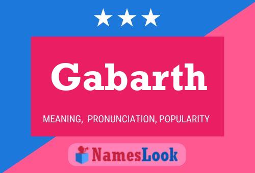 ملصق اسم Gabarth