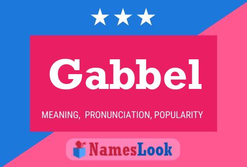 ملصق اسم Gabbel